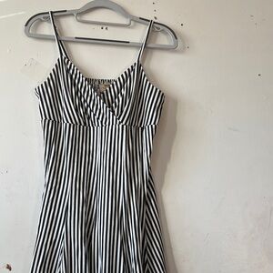Black and White Striped Dress size M